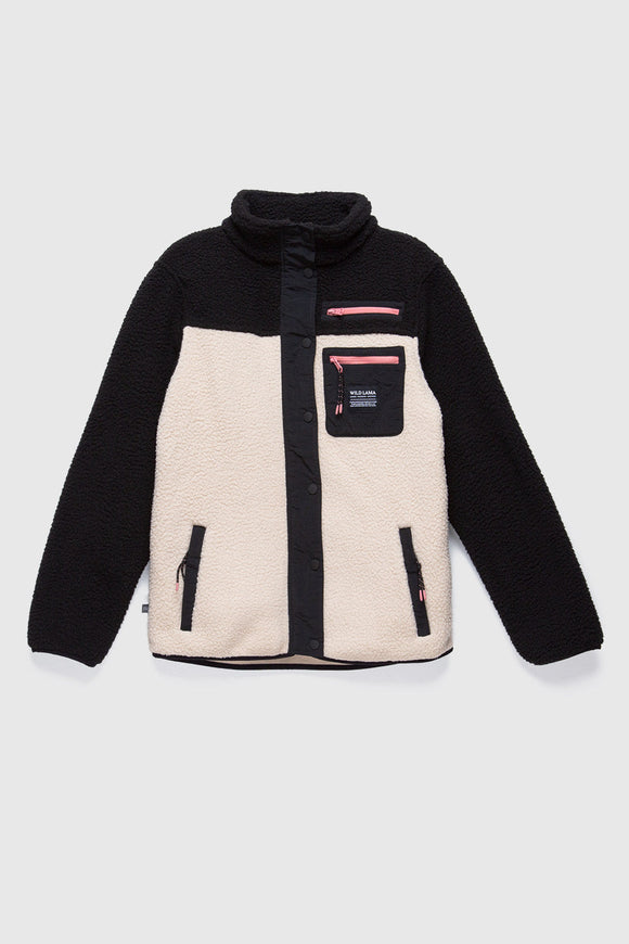 Polar Tambo Reciclado Negro Mujer