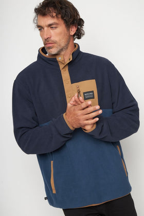 Polar Lava Reciclado Color Block Azul Hombre