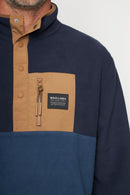 Polar Lava Reciclado Color Block Azul Hombre-5
