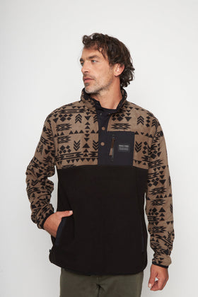 Polar Lava Reciclado Color Block Print Hombre - 0