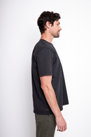 Polera Bat Orgánica Negra Hombre-4