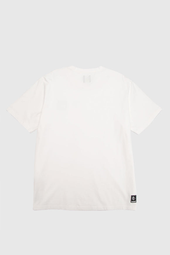 Polera Bat Parche Orgánica Zorro Blanco Hombre