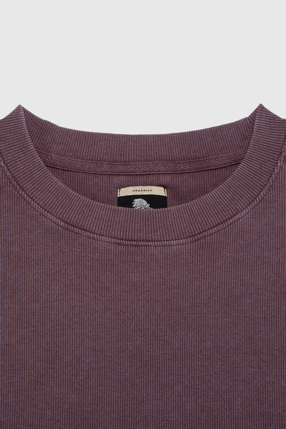 Polera Elis Orgánica Morada Mujer