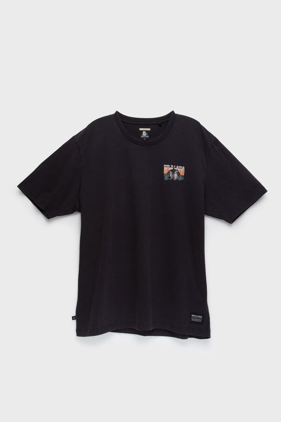 Polera Forest Orgánica Negra Hombre
