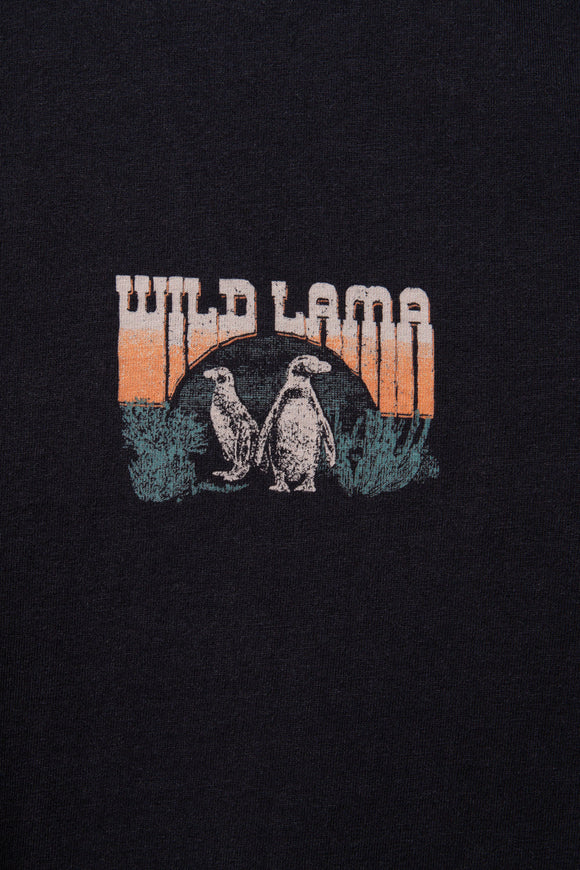Polera Forest Orgánica Negra Hombre