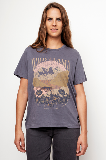 Polera Genovesa Orgánica Azul Parque Mujer - 0