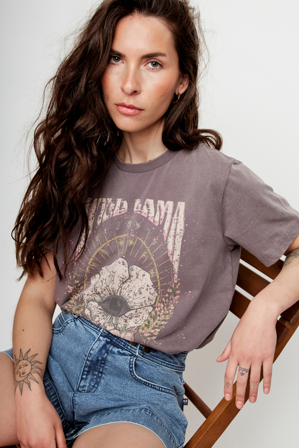 Polera Genovesa Orgánica Gris Mujer