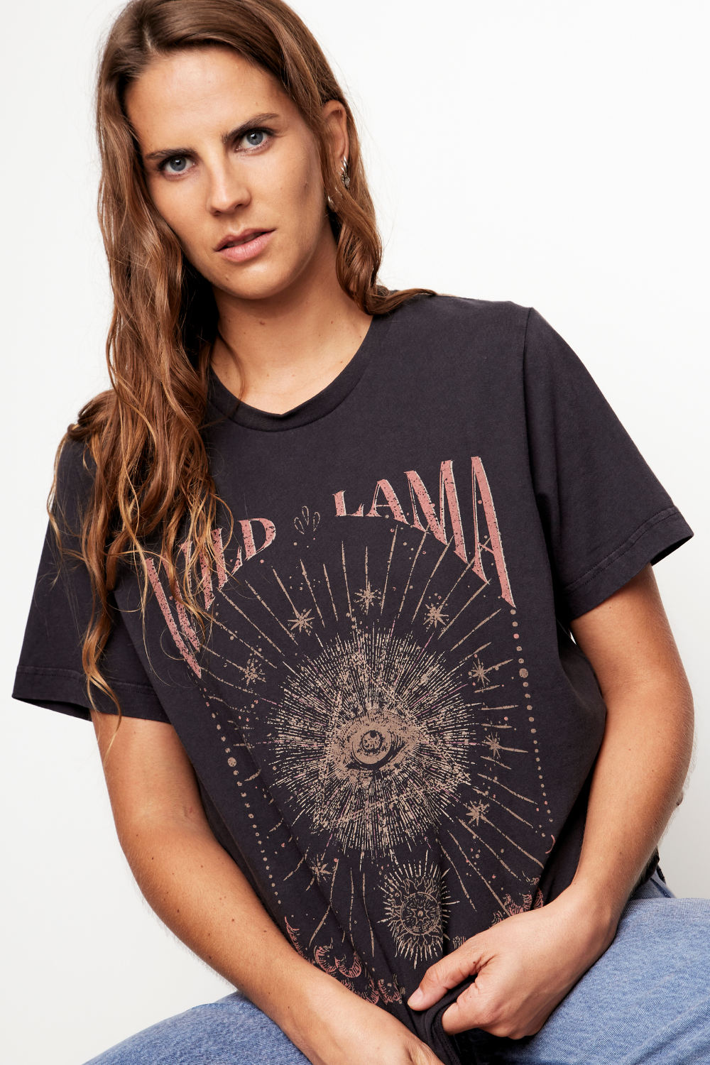 Polera Genovesa Orgánica Negra Mujer