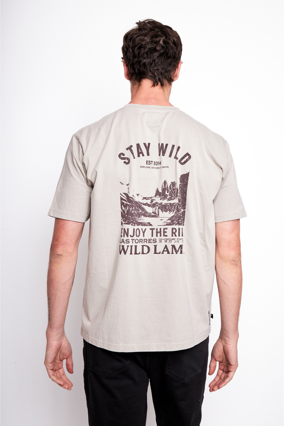 Polera Karu Orgánica Beige Hombre