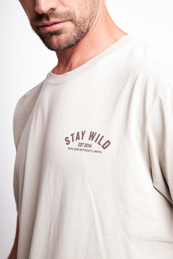 Polera Karu Orgánica Beige Hombre