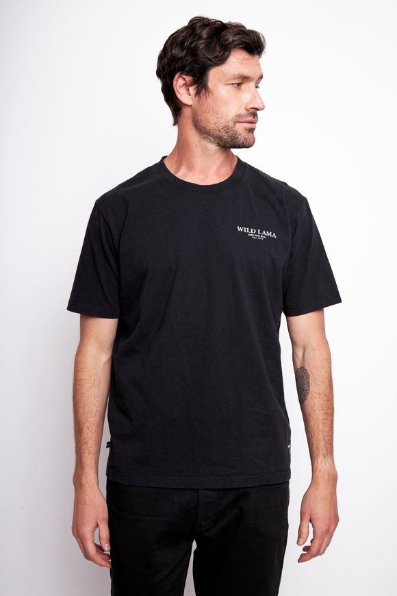 Polera Karu Orgánica Negra Hombre