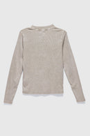 Polera Malmo Orgánica Beige Mujer-7