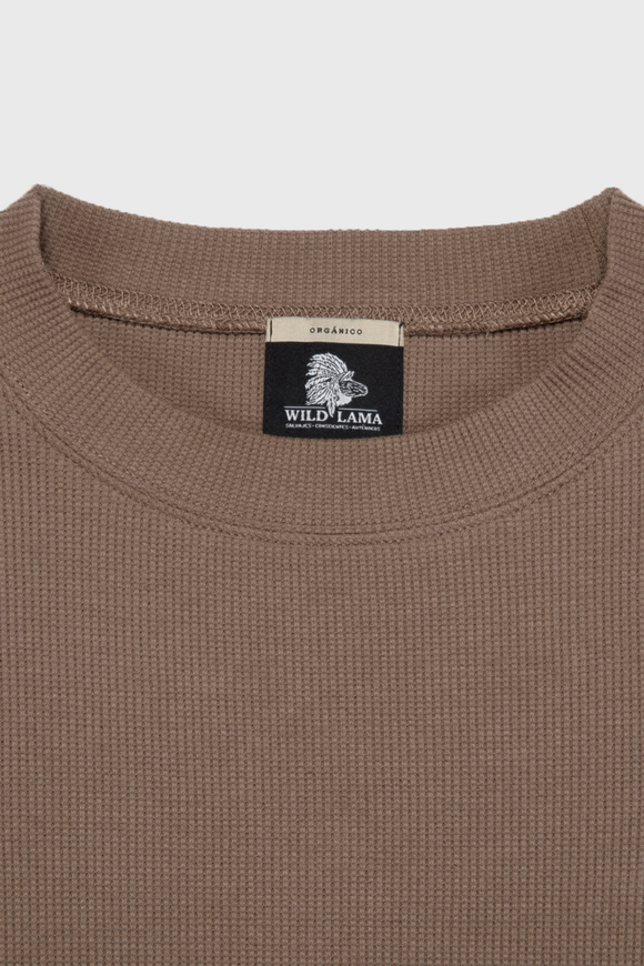 Polera Mambo Orgánica Café Mujer