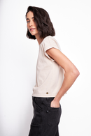 Polera Nina Orgánica Beige Mujer-4