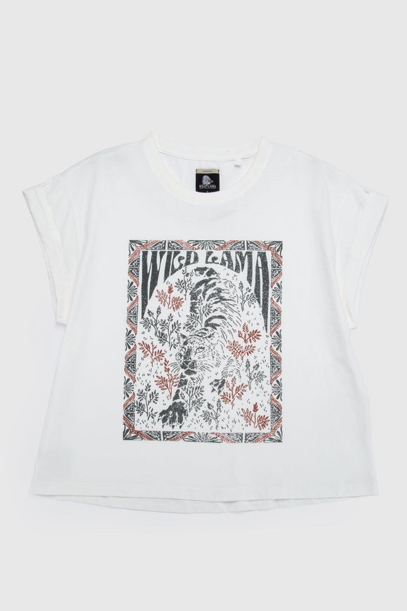 Polera Nirva Orgánica Blanca Mujer