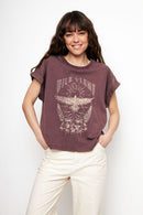 Polera Nirva Orgánica Burdeo Mujer-4