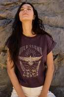 Polera Nirva Orgánica Burdeo Mujer-1