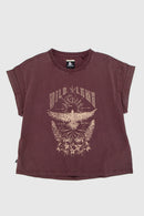 Polera Nirva Orgánica Burdeo Mujer-7