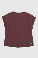 Polera Nirva Orgánica Burdeo Mujer-8
