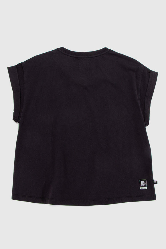 Polera Nirva Orgánica Negra Mujer