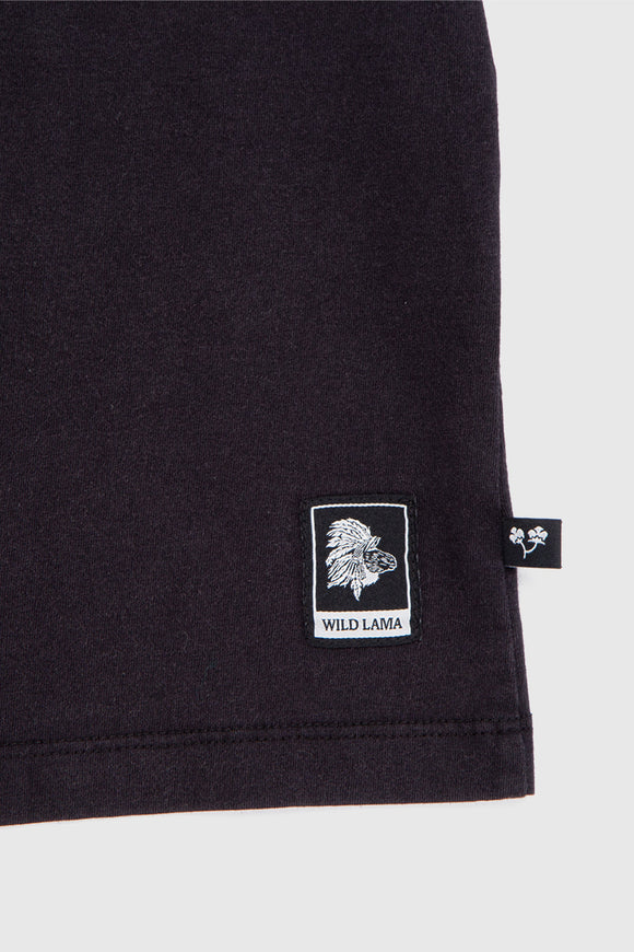 Polera Nirva Orgánica Negra Mujer