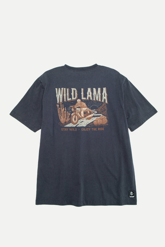 Polera Rolan Orgánica Azul hombre