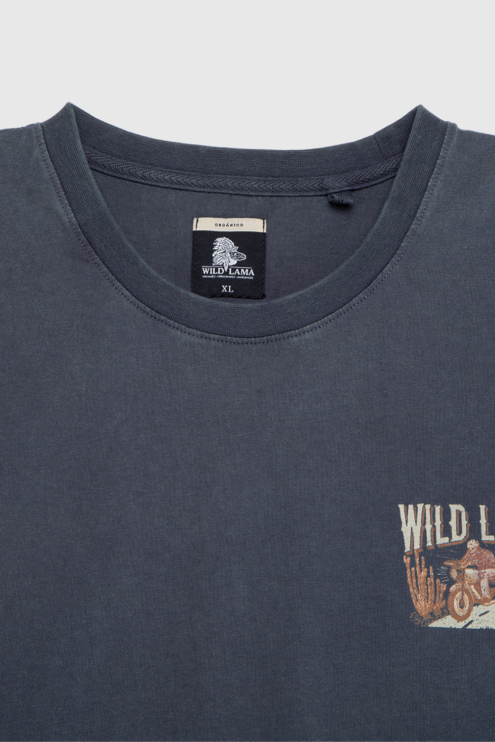 Polera Rolan Orgánica Azul hombre - 0