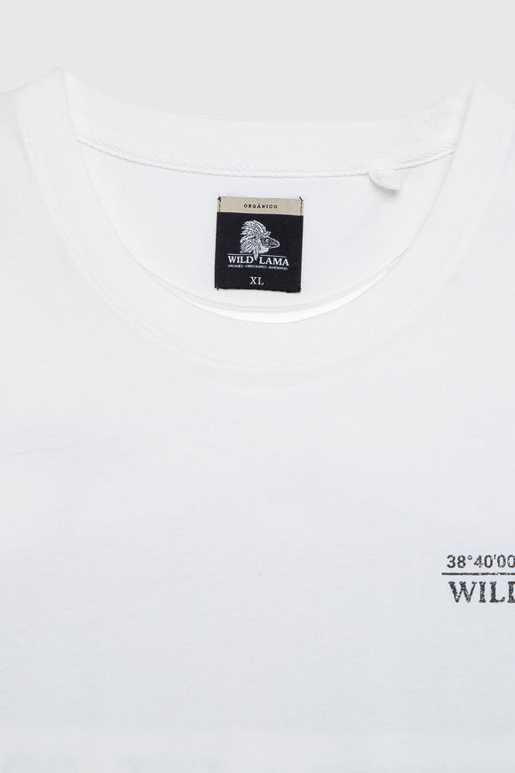 Polera Rolan Orgánica Blanca Hombre