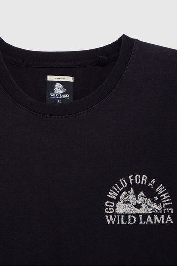 Polera Rolan Orgánica Negra Hombre - 0