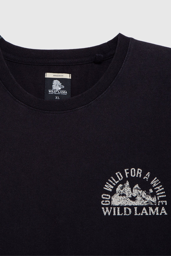 Polera Rolan Orgánica Negra Hombre