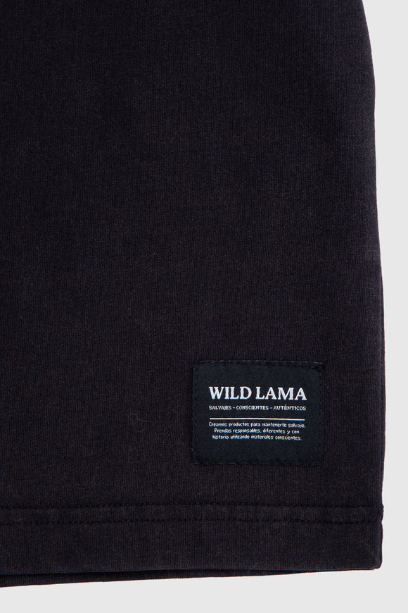 Polera Rolan Orgánica Negra Hombre