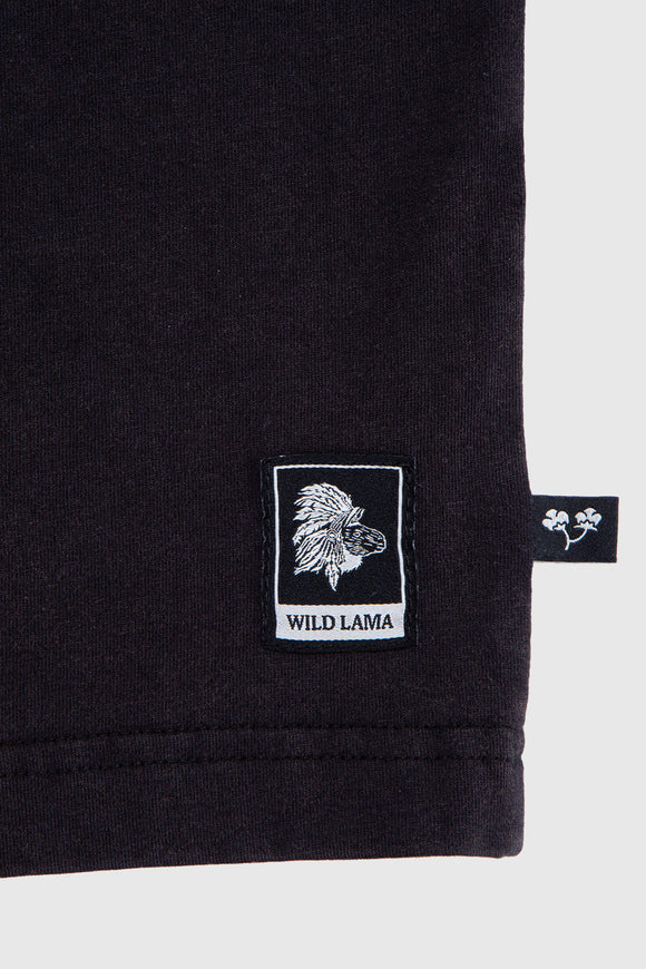 Polera Rolan Orgánica Negra Hombre