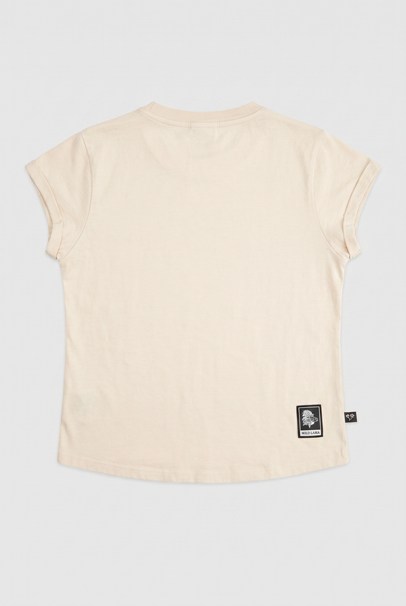 Polera Sari Orgánica Beige Mujer