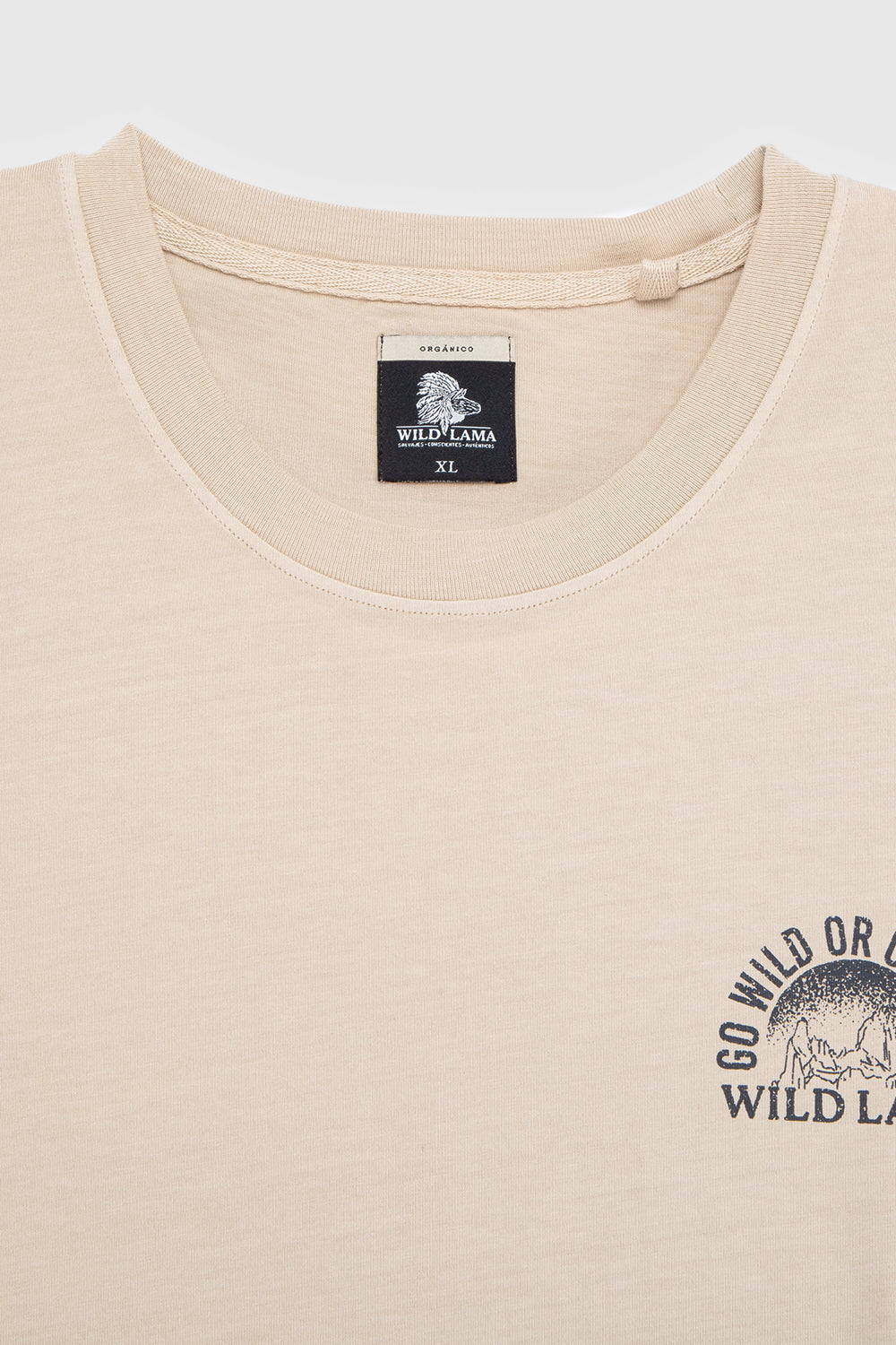 Polera Soles Orgánica Beige Hombre