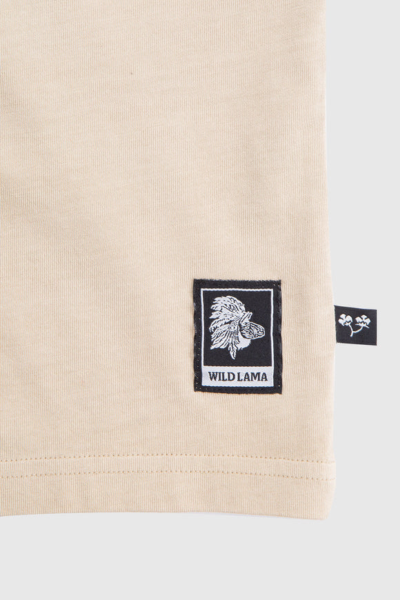 Polera Soles Orgánica Beige Hombre