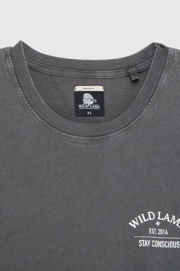 Polera Soles Orgánica Gris Hombre