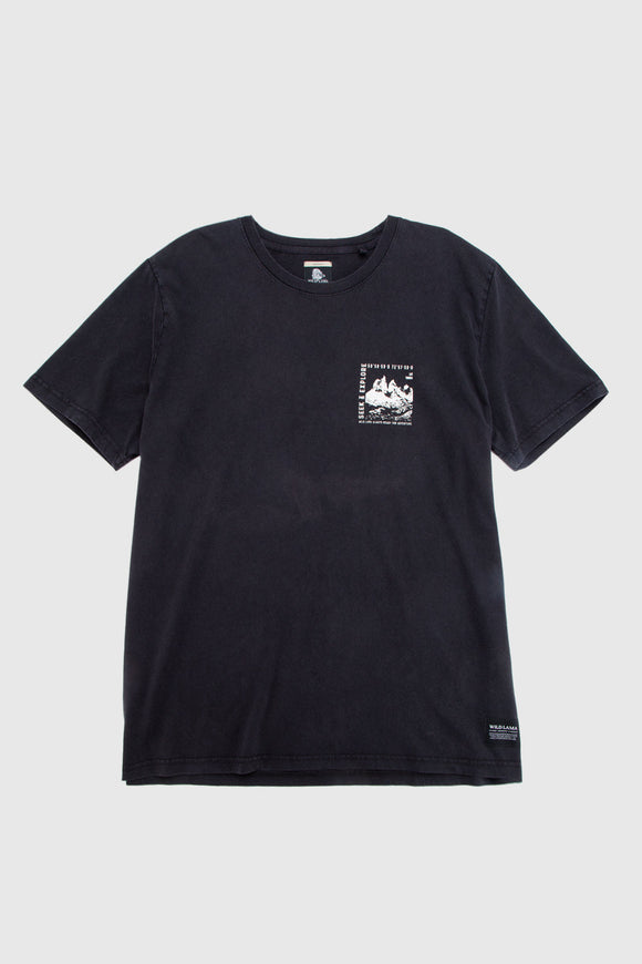 Polera Soles Orgánica Negra Hombre