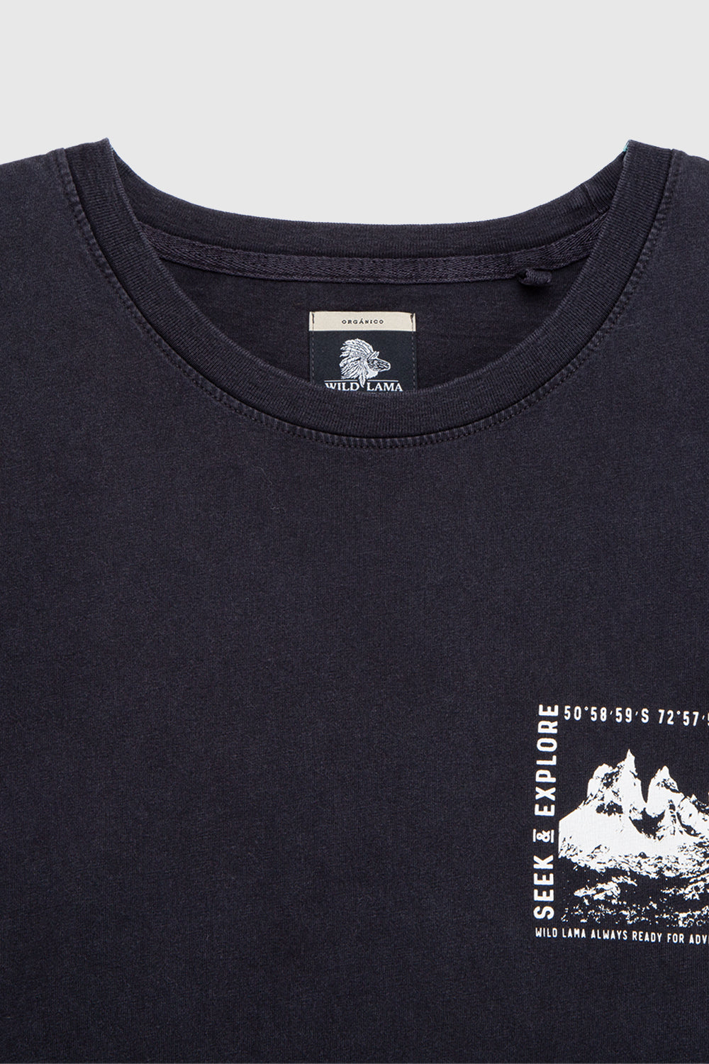 Polera Soles Orgánica Negra Hombre - 0