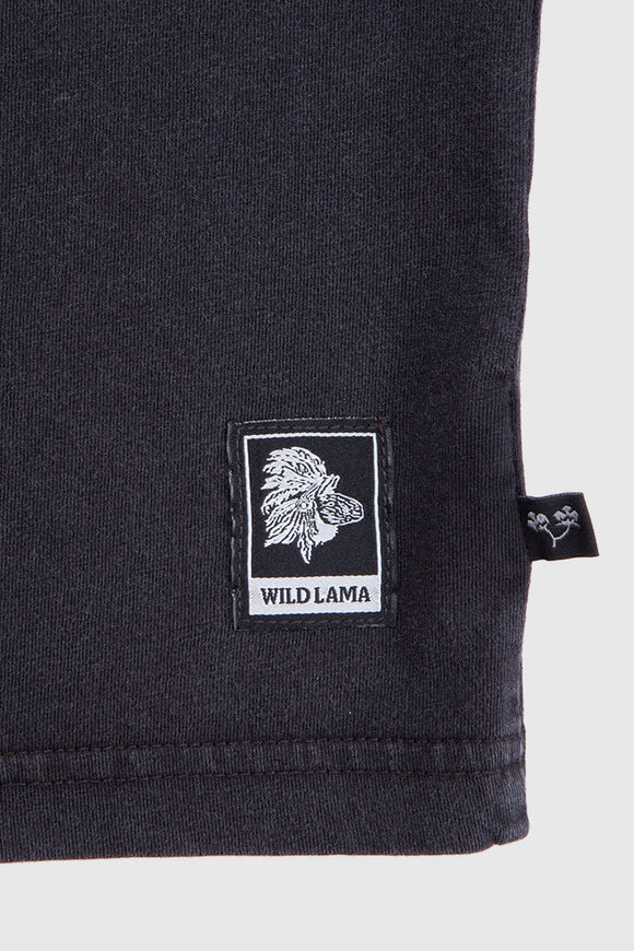 Polera Soles Orgánica Negra Hombre