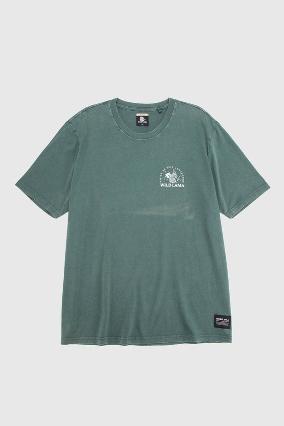 Polera Soles Orgánica Petróleo Hombre