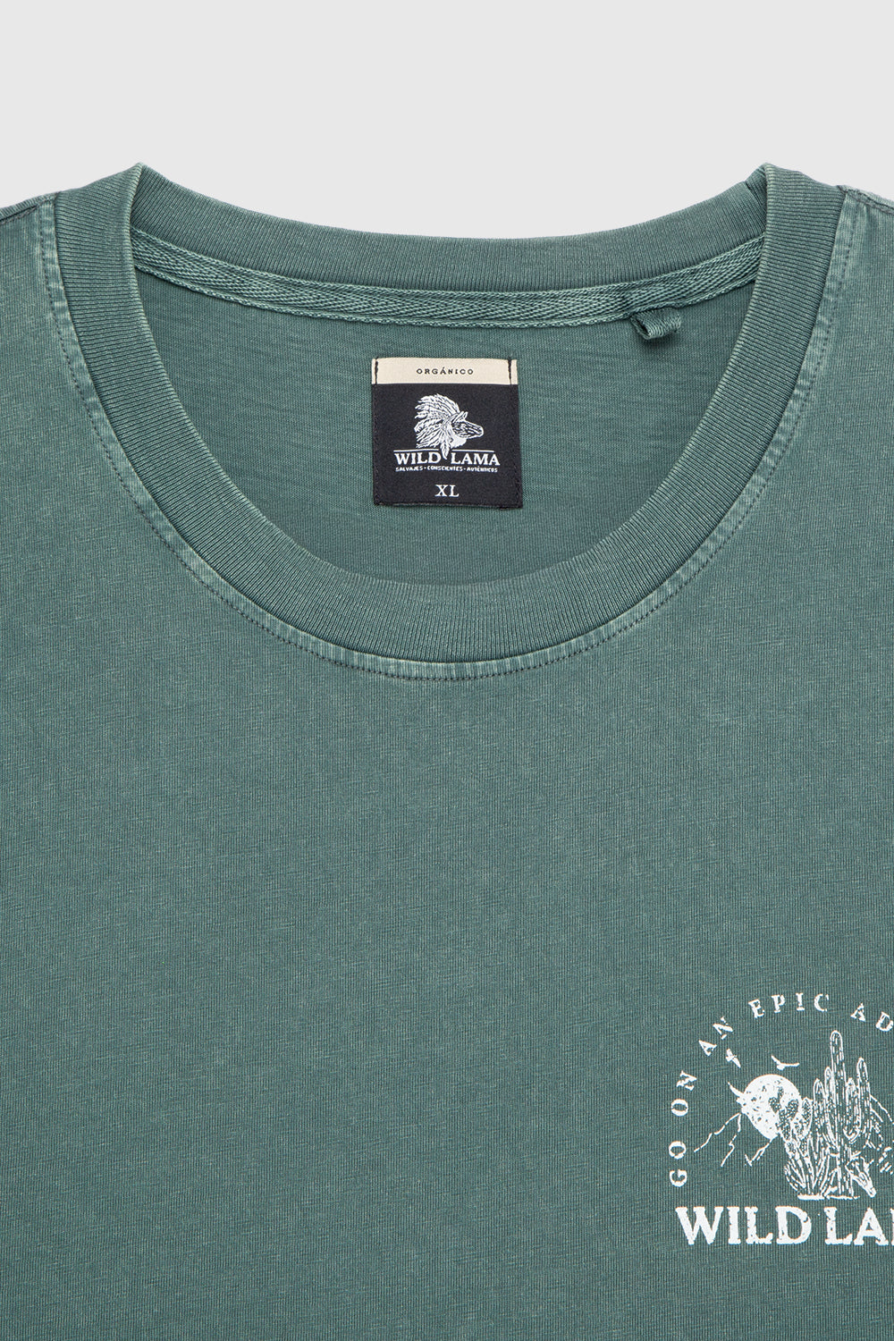 Polera Soles Orgánica Petróleo Hombre