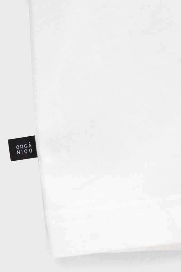 Polera Tori Orgánica Blanca Hombre
