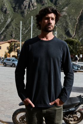 Polera Vilo Reciclada Marengo Hombre