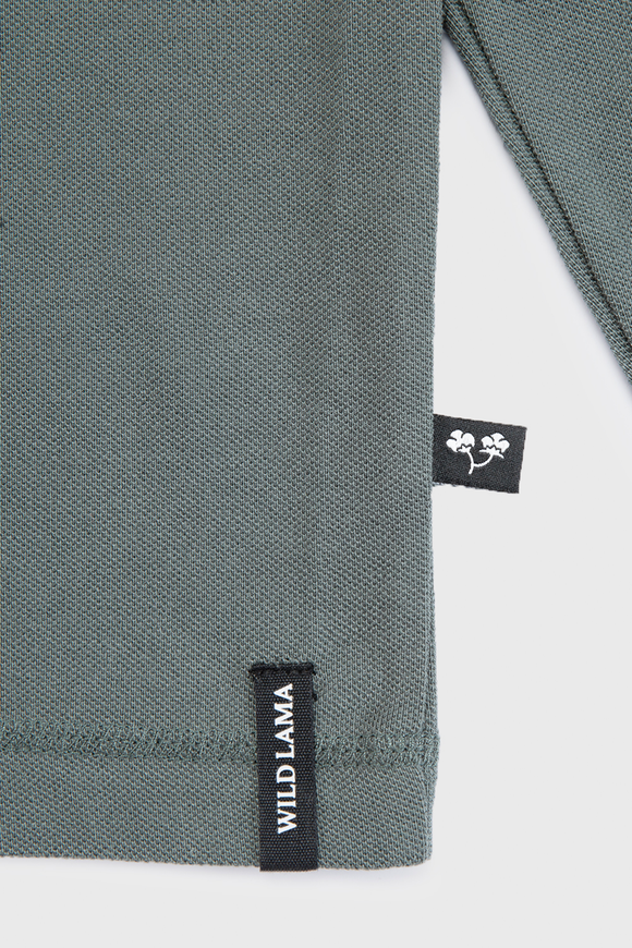 Polera Vilo Reciclada Verde Hombre