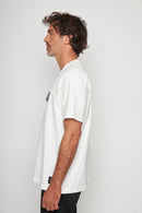 Polera Bat Parche Orgánica Zorro Blanco Hombre-4