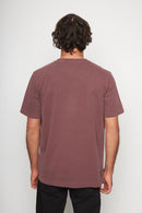 Polera Bat Parche Orgánica Burdeo Puma Hombre-4