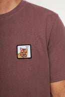 Polera Bat Parche Orgánica Burdeo Puma Hombre-5