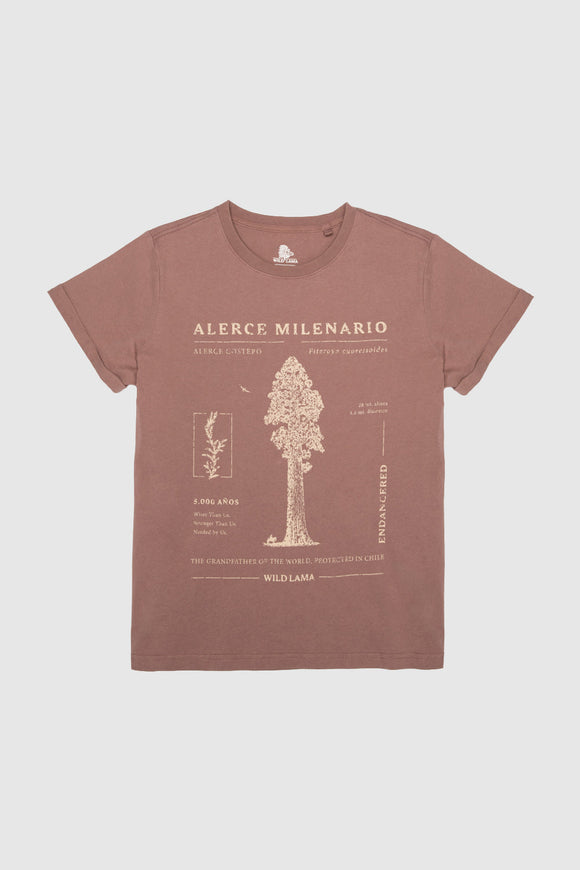 Polera Mira Orgánica Rosada Mujer