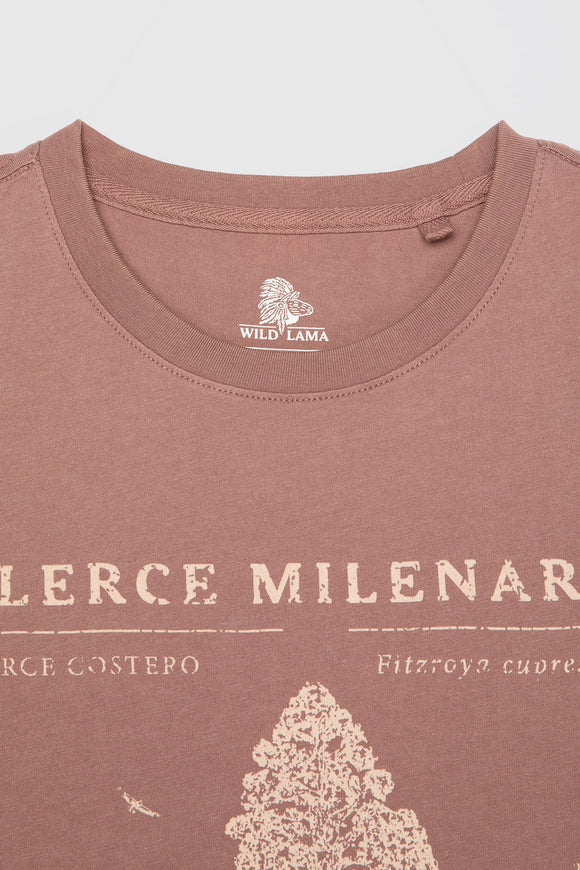 Polera Mira Orgánica Rosada Mujer