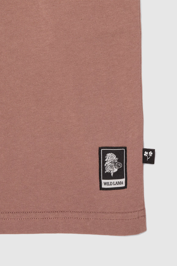 Polera Mira Orgánica Rosada Mujer